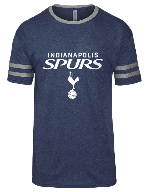 Indianapolis Spurs Men's Tri-Blend T-Shirt