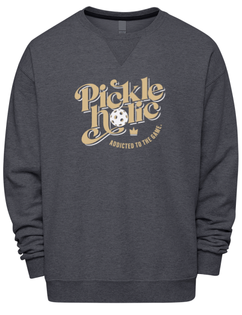 Pickleball Slogans Premium Unisex Crewneck Sweatshirt