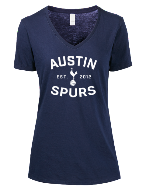 Ultra Fan Tottenham Austin Premium Ladies V-Neck T-Shirt | Swagsta