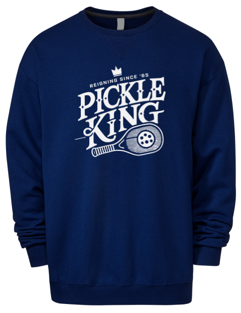 Pickleball Royalty Premium Unisex Crewneck Sweatshirt