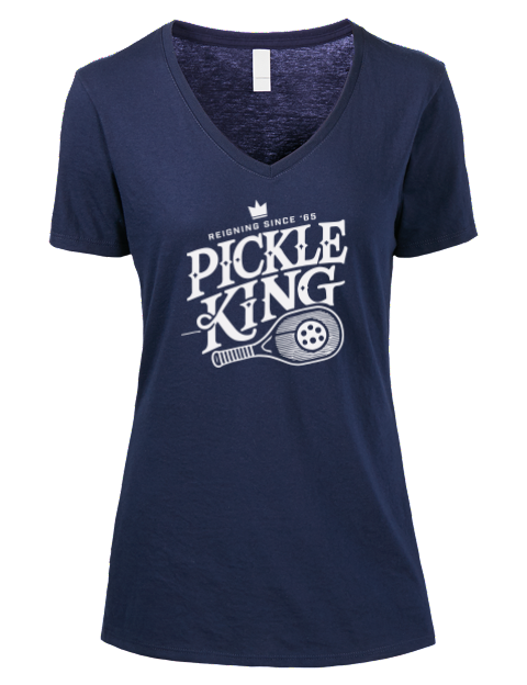 Reigning Since ‘65 Pickleball Premium Ladies V-Neck T-Shirt | Swagsta