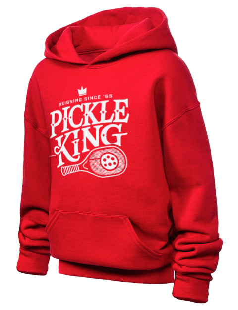 Pickleball Royalty Youth Hooded Sweatshirt