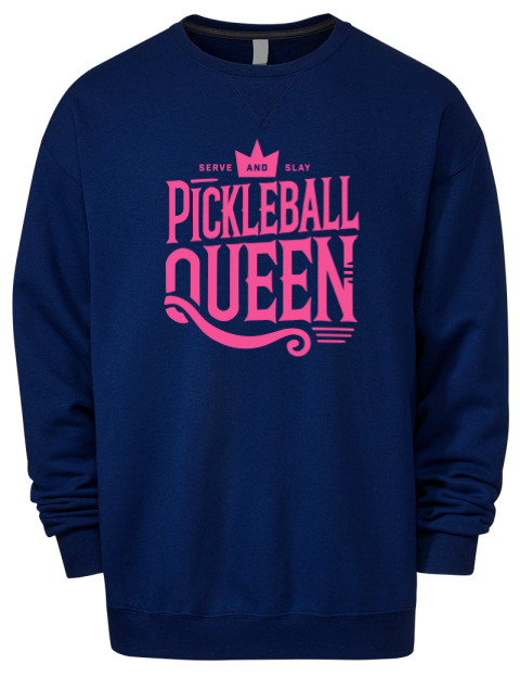 Pickleball Royalty Premium Unisex Crewneck Sweatshirt