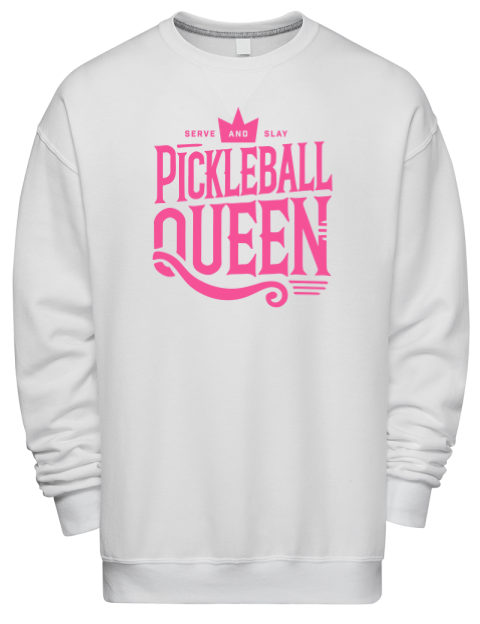 Pickleball Royalty Premium Unisex Crewneck Sweatshirt