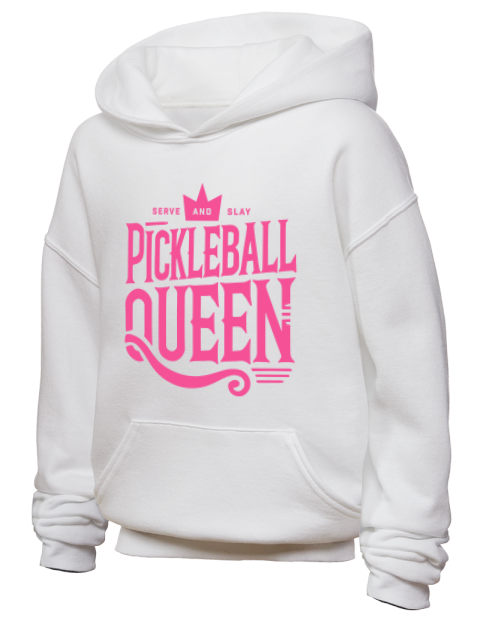 Pickleball Royalty Youth Hooded Sweatshirt