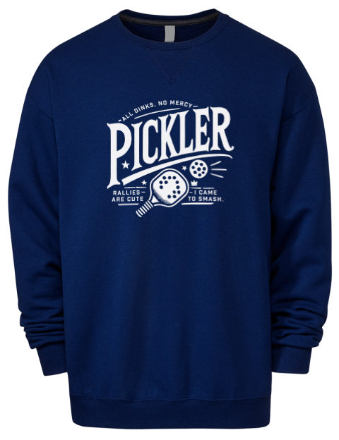Pickleball Royalty Premium Unisex Crewneck Sweatshirt