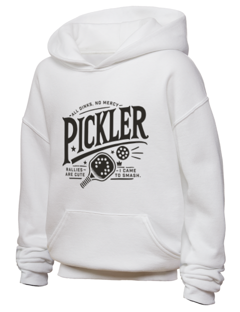 Pickleball Royalty Youth Hooded Sweatshirt