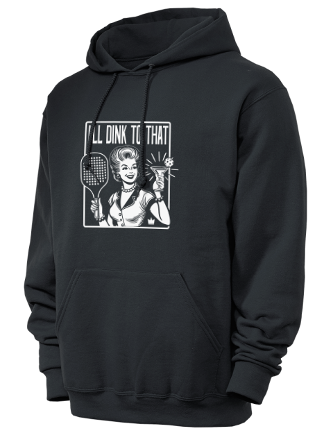 Pickleball Domestic Unisex Hooded Sweatshirt
