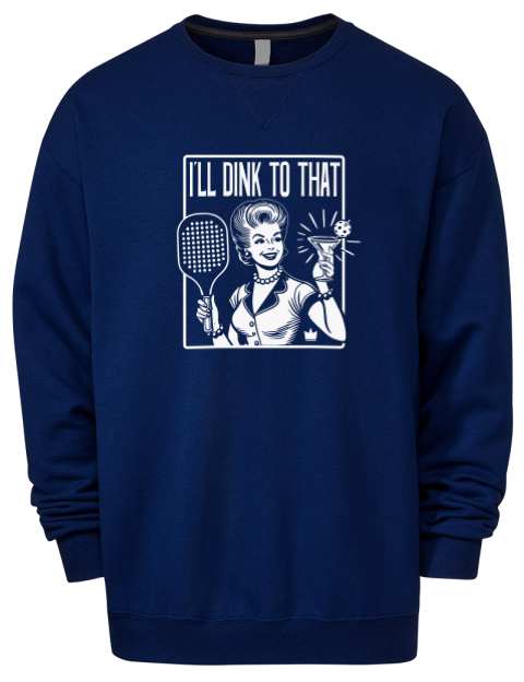 Pickleball Domestic Premium Unisex Crewneck Sweatshirt