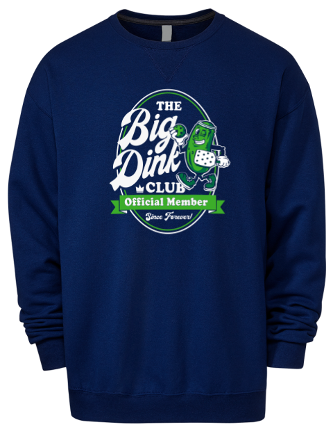 Pickleball Big Dink Premium Unisex Crewneck Sweatshirt