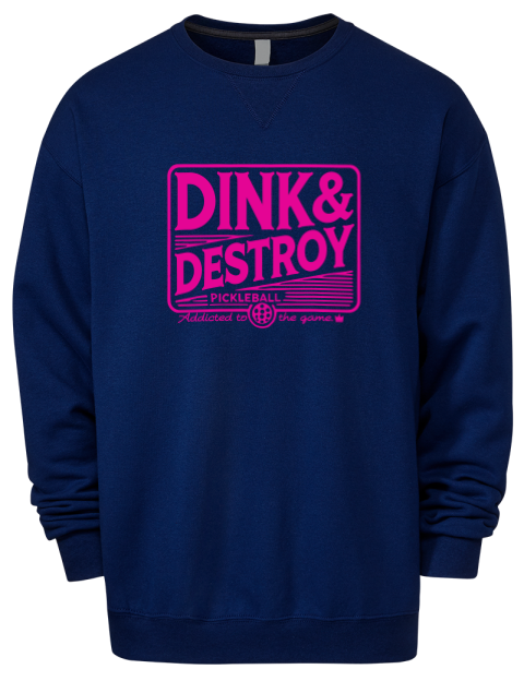 Pickleball Big Dink Premium Unisex Crewneck Sweatshirt