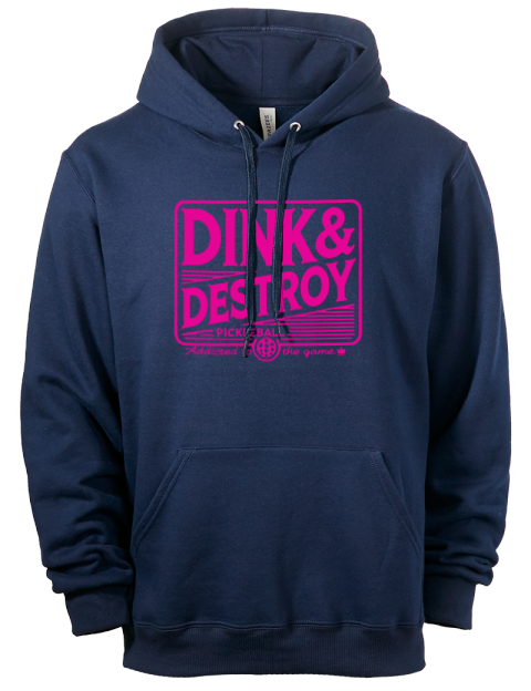 Pickleball Big Dink Eco Premium Unisex Hooded Sweatshirt
