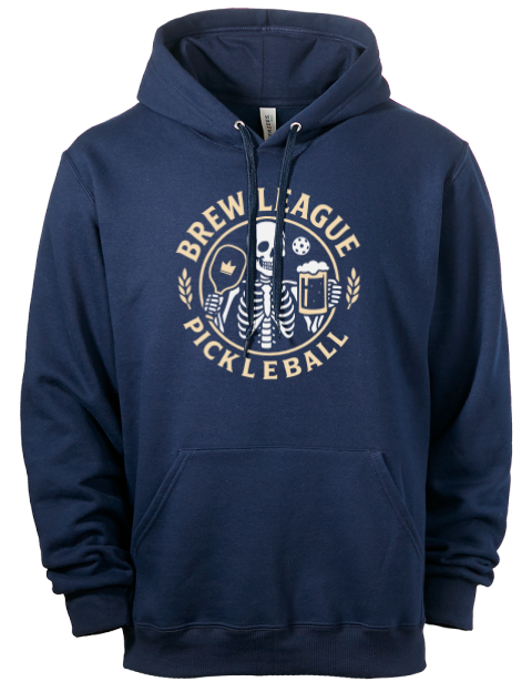 Pickleball Brew League Eco Premium Unisex Hooded Sweatshirt