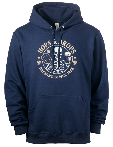 Pickleball Brew League Eco Premium Unisex Hooded Sweatshirt