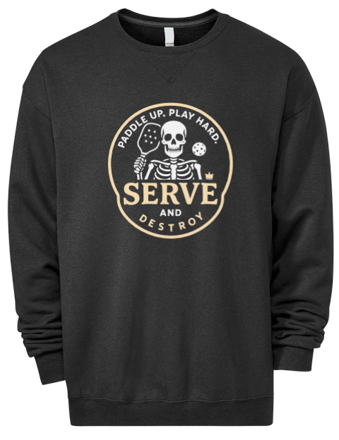 Pickleball Brew League Premium Unisex Crewneck Sweatshirt