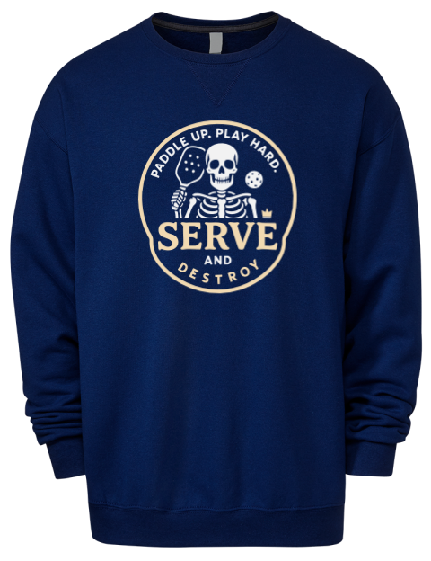 Pickleball Brew League Premium Unisex Crewneck Sweatshirt