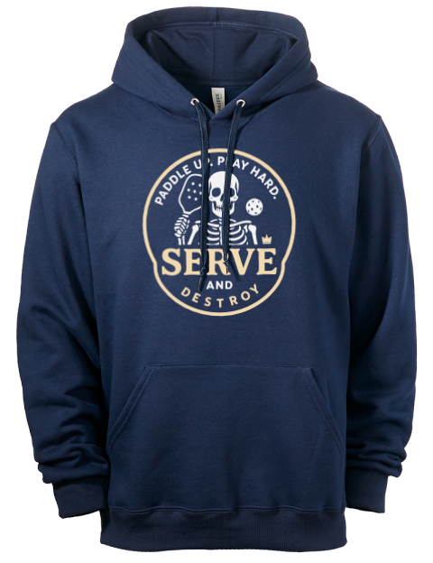 Pickleball Brew League Eco Premium Unisex Hooded Sweatshirt