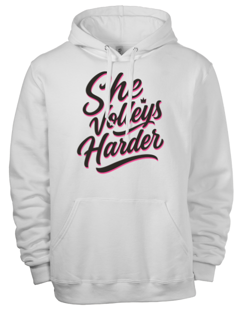 Pickleball Pretty Badass Eco Premium Unisex Hooded Sweatshirt