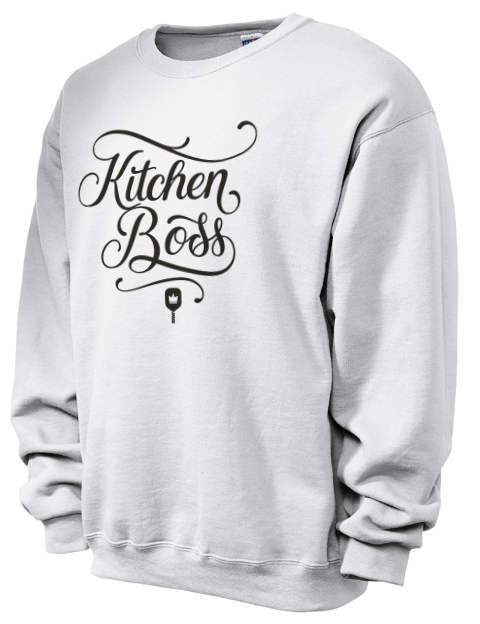 Pickleball Pretty Badass Unisex Crewneck Sweatshirt