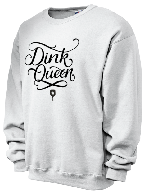 Pickleball Pretty Badass Unisex Crewneck Sweatshirt
