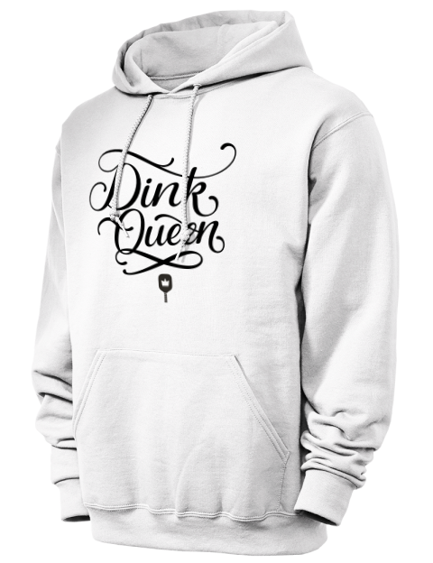 Pickleball Pretty Badass Unisex Hooded Sweatshirt