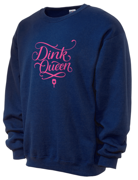 Pickleball Pretty Badass Unisex Crewneck Sweatshirt