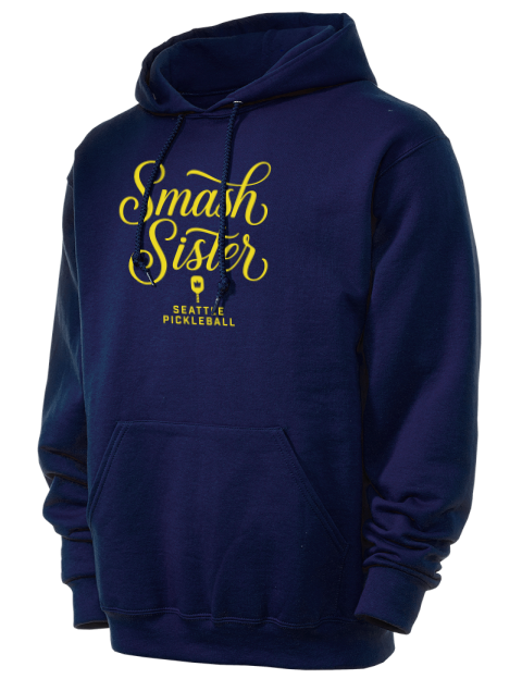 Pickleball Pretty Badass Unisex Hooded Sweatshirt