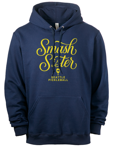 Pickleball Pretty Badass Eco Premium Unisex Hooded Sweatshirt