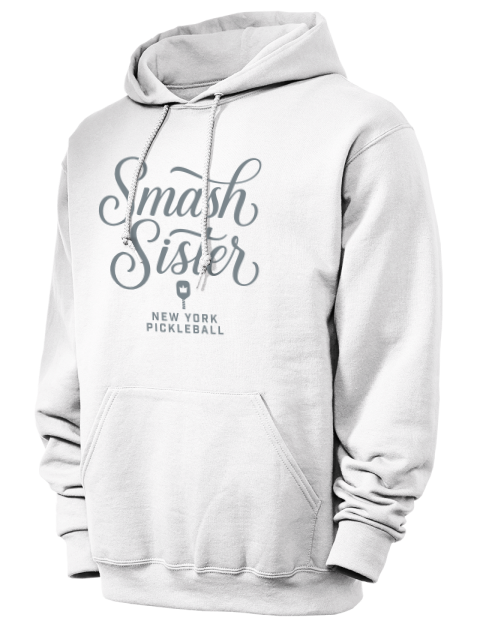 Pickleball Pretty Badass Unisex Hooded Sweatshirt