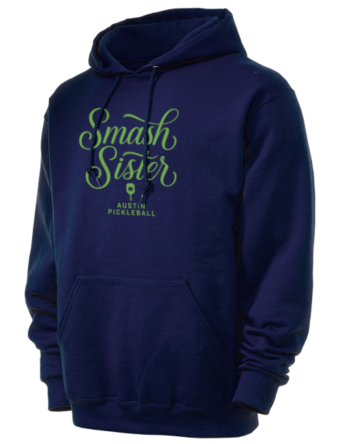 Pickleball Pretty Badass Unisex Hooded Sweatshirt