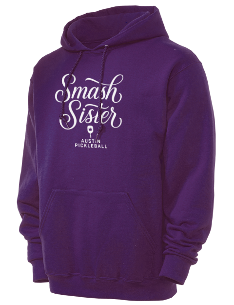 Pickleball Pretty Badass Unisex Hooded Sweatshirt