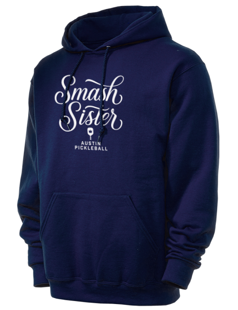 Pickleball Pretty Badass Unisex Hooded Sweatshirt