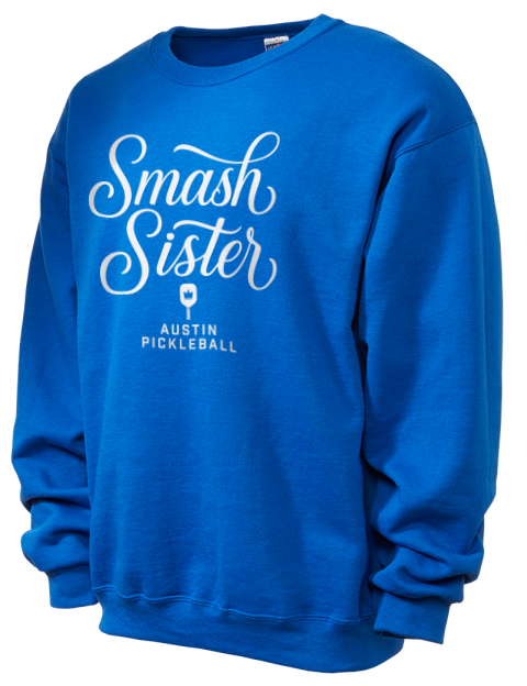 Pickleball Pretty Badass Unisex Crewneck Sweatshirt