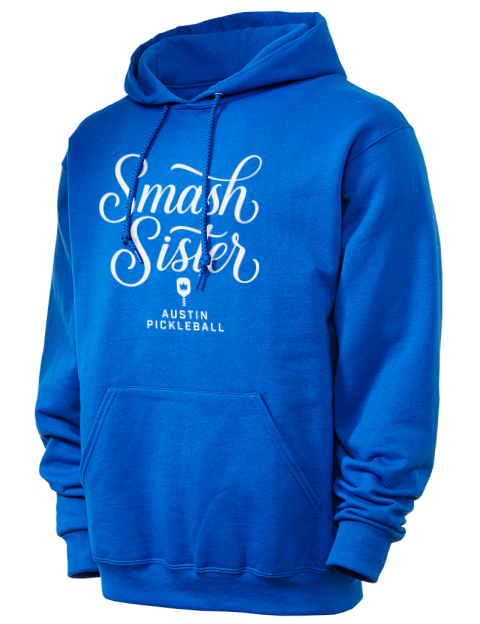 Pickleball Pretty Badass Unisex Hooded Sweatshirt