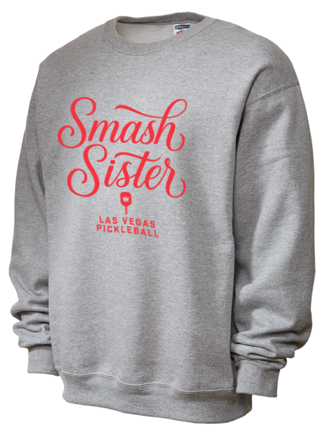 Pickleball Pretty Badass Unisex Crewneck Sweatshirt