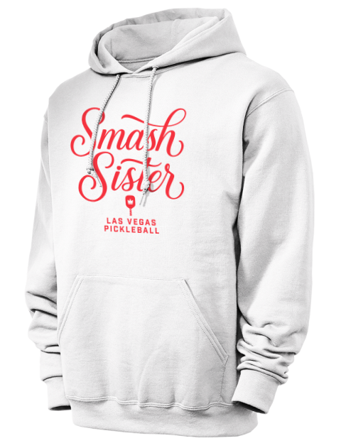 Pickleball Pretty Badass Unisex Hooded Sweatshirt