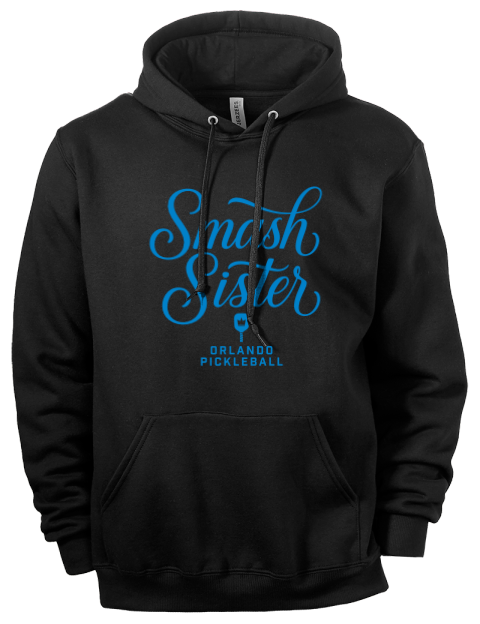 Pickleball Pretty Badass Eco Premium Unisex Hooded Sweatshirt