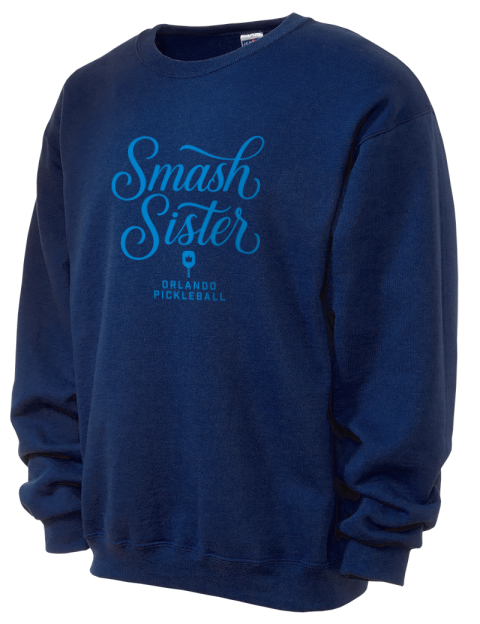 Pickleball Pretty Badass Unisex Crewneck Sweatshirt