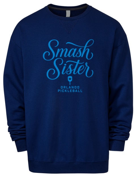 Pickleball Pretty Badass Premium Unisex Crewneck Sweatshirt
