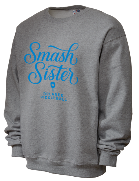 Pickleball Pretty Badass Unisex Crewneck Sweatshirt