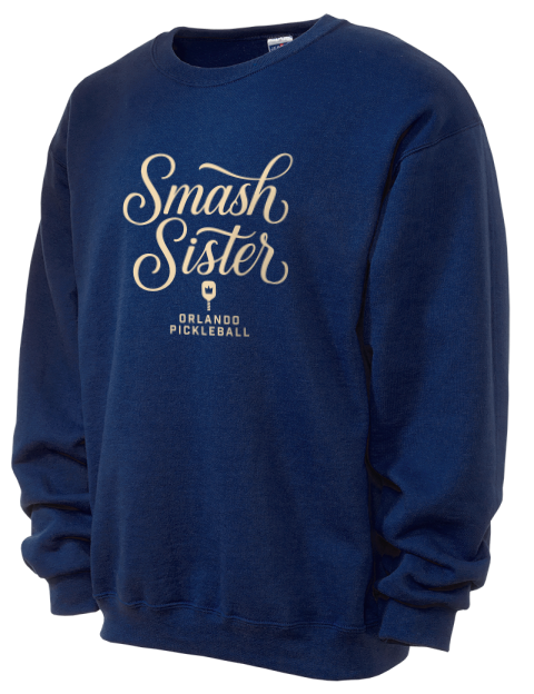 Pickleball Pretty Badass Unisex Crewneck Sweatshirt