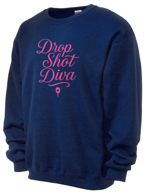 Pickleball Pretty Badass Unisex Crewneck Sweatshirt