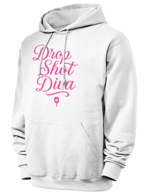 Pickleball Pretty Badass Unisex Hooded Sweatshirt
