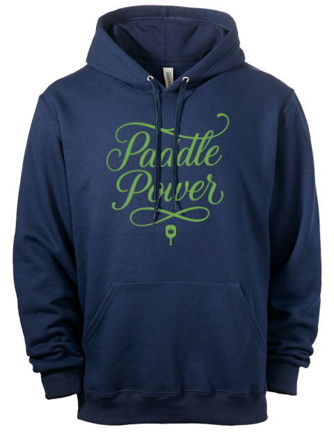 Pickleball Pretty Badass Eco Premium Unisex Hooded Sweatshirt