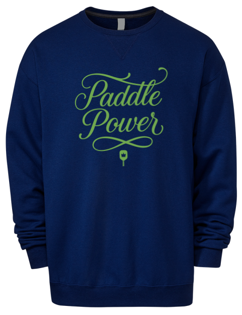 Pickleball Pretty Badass Premium Unisex Crewneck Sweatshirt