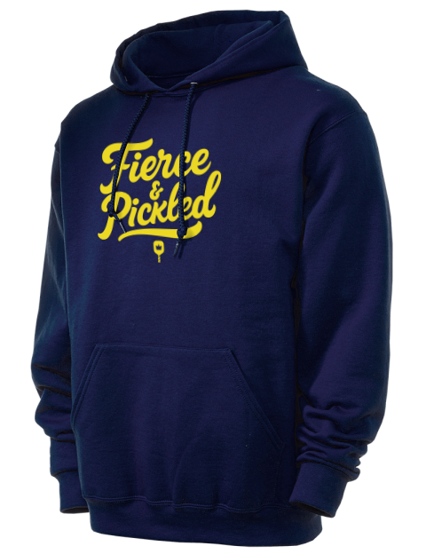 Pickleball Pretty Badass Unisex Hooded Sweatshirt