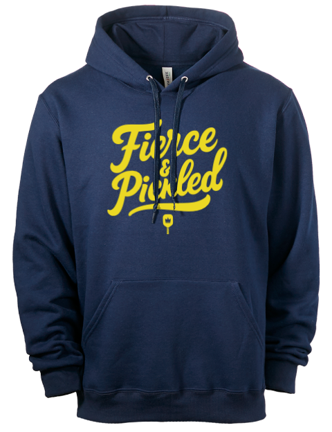 Pickleball Pretty Badass Eco Premium Unisex Hooded Sweatshirt