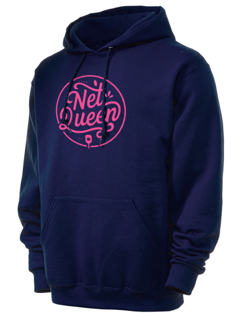 Pickleball Pretty Badass Unisex Hooded Sweatshirt