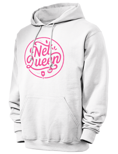 Pickleball Pretty Badass Unisex Hooded Sweatshirt