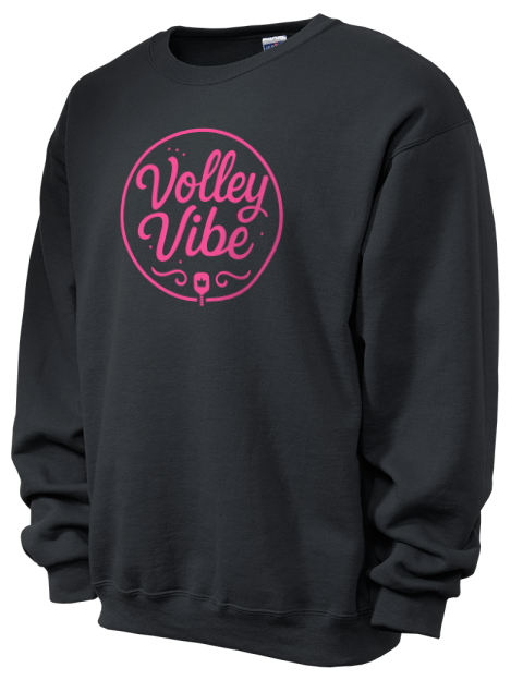 Pickleball Pretty Badass Unisex Crewneck Sweatshirt